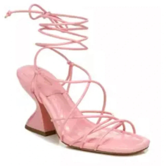 New Circus NY by Sam Edelman Blanche Gladiator Heeled Sandals - Barbiecore Vibes - Picture 1 of 5